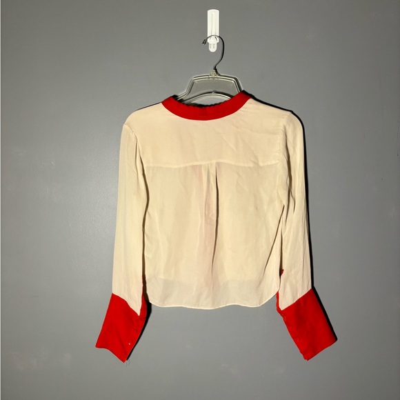 Alice + Olivia 100% Silk Button Blouse Size XS - Picture 2 of 4